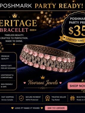 Heritage Pink Crystal Bracelet